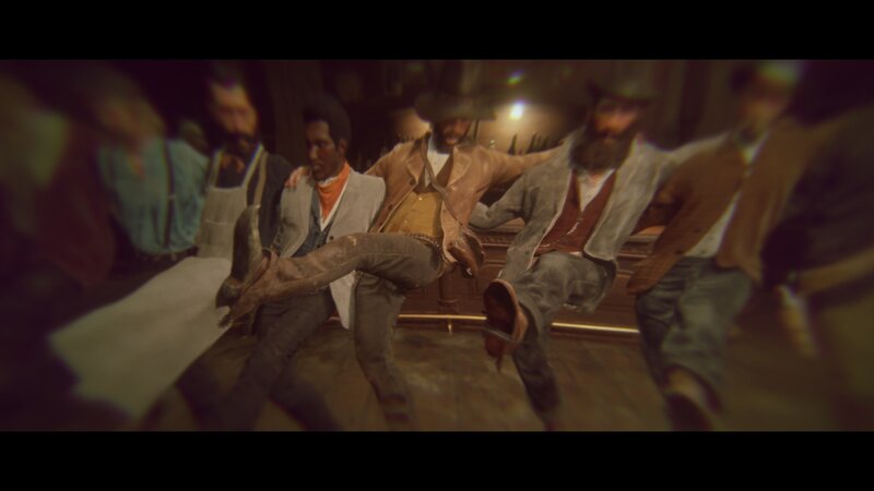 Men Sitting in a Bar