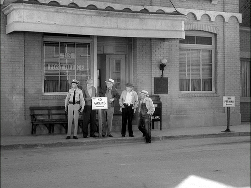 Men Standing Outside Post Office