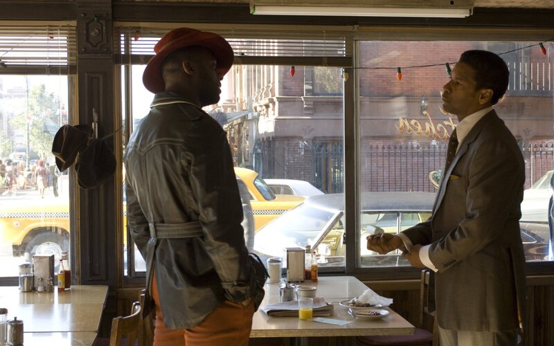Men talking in a diner