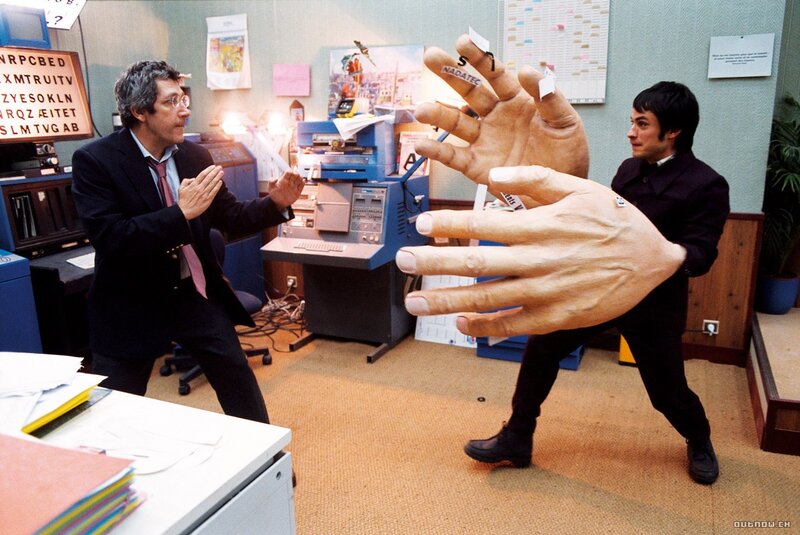 Men with Giant Hands