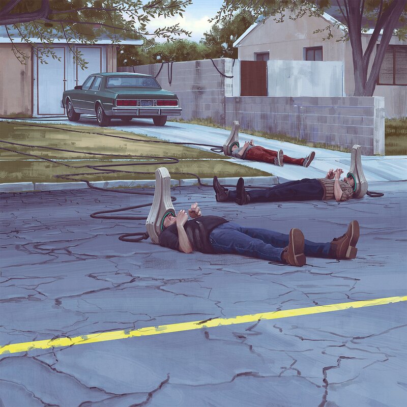 Men with Head Devices