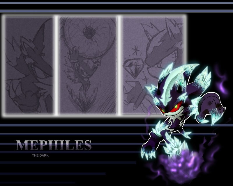 Mephiles the Dark character art