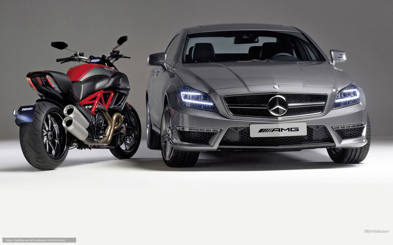 Mercedes-AMG and Ducati motorcycle
