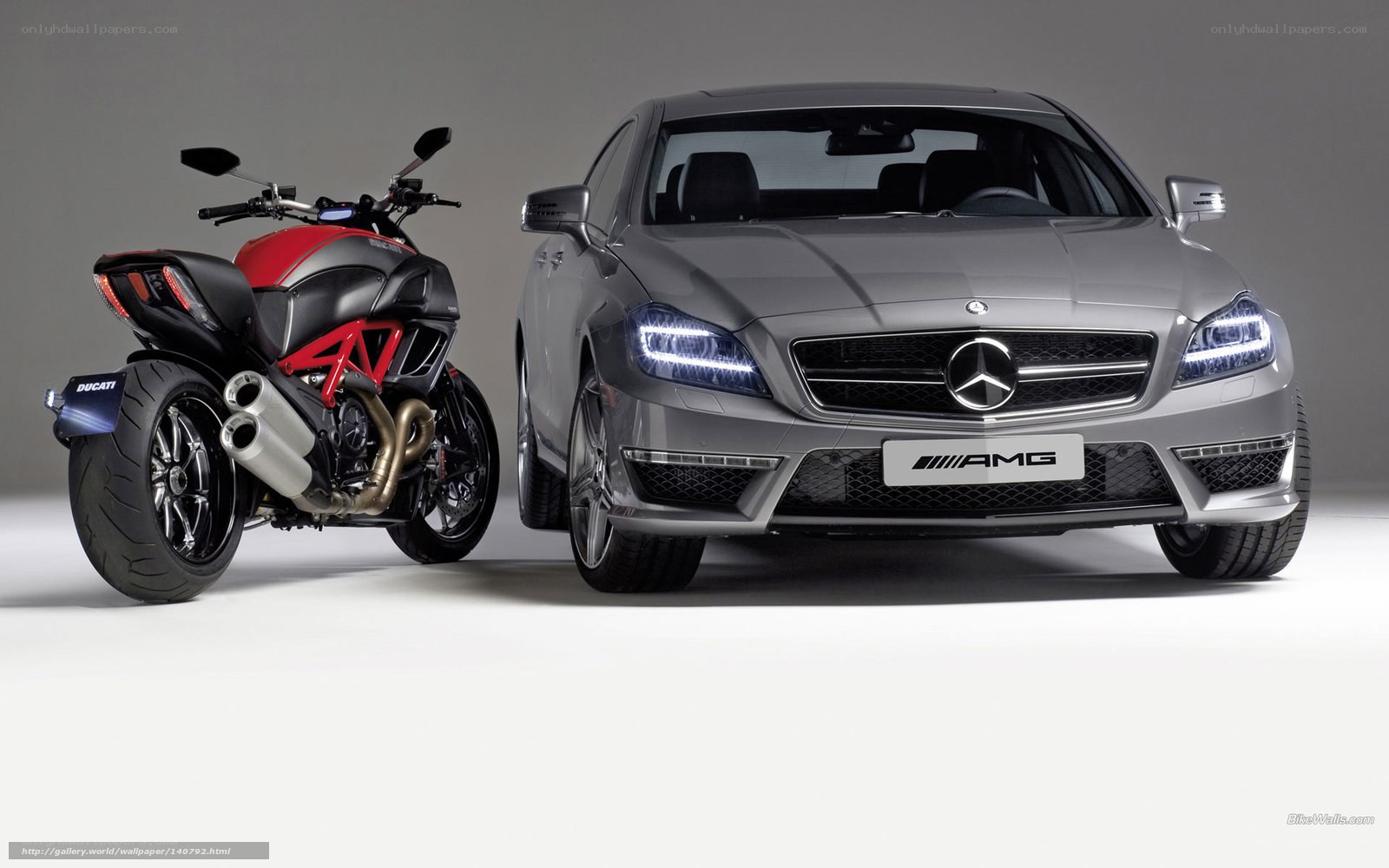 Mercedes-AMG and Ducati motorcycle