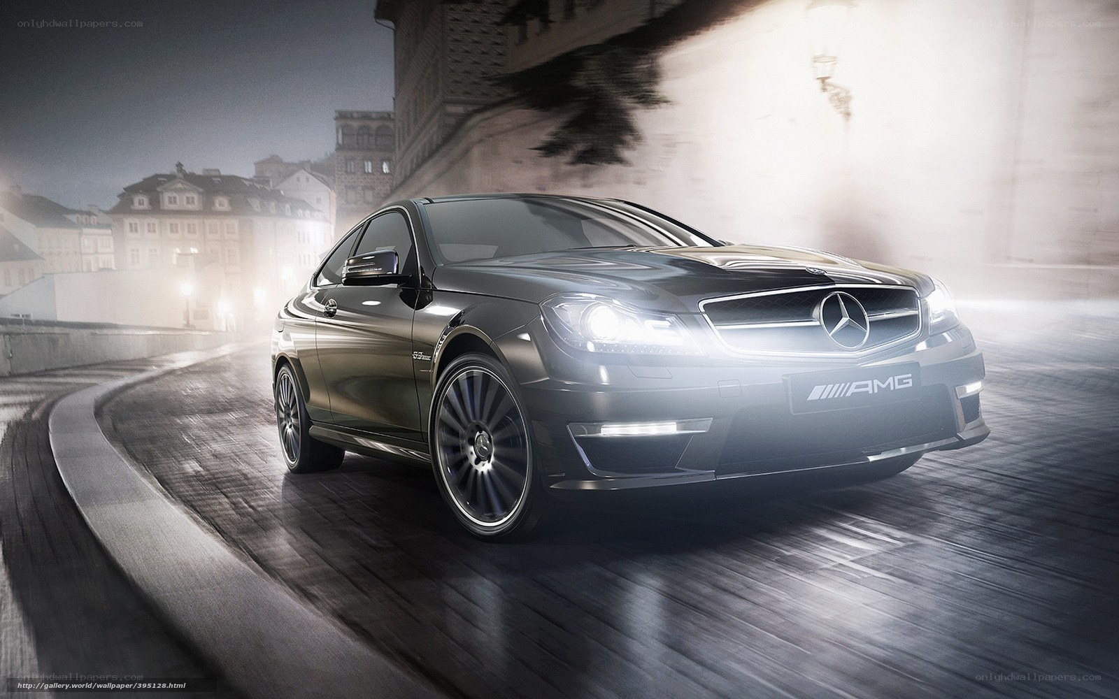 Mercedes-AMG C63 in motion
