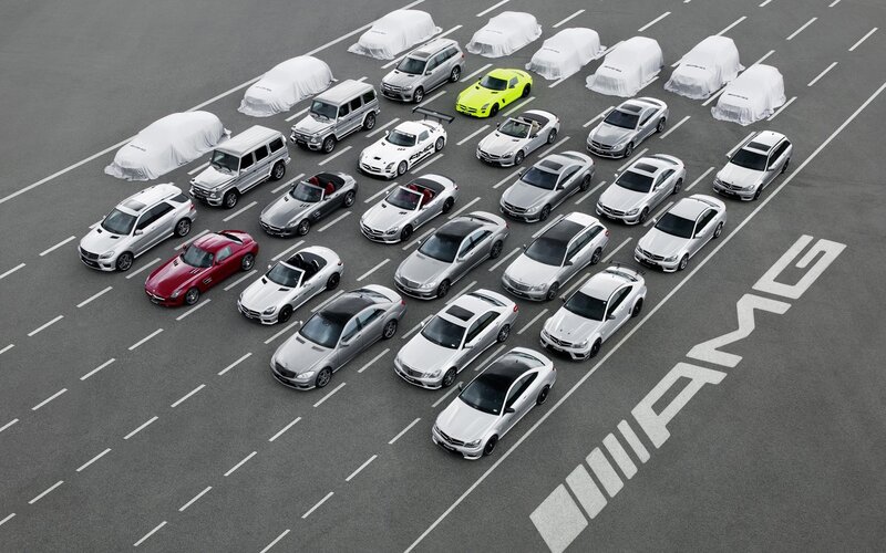 Mercedes-AMG Cars — Silver