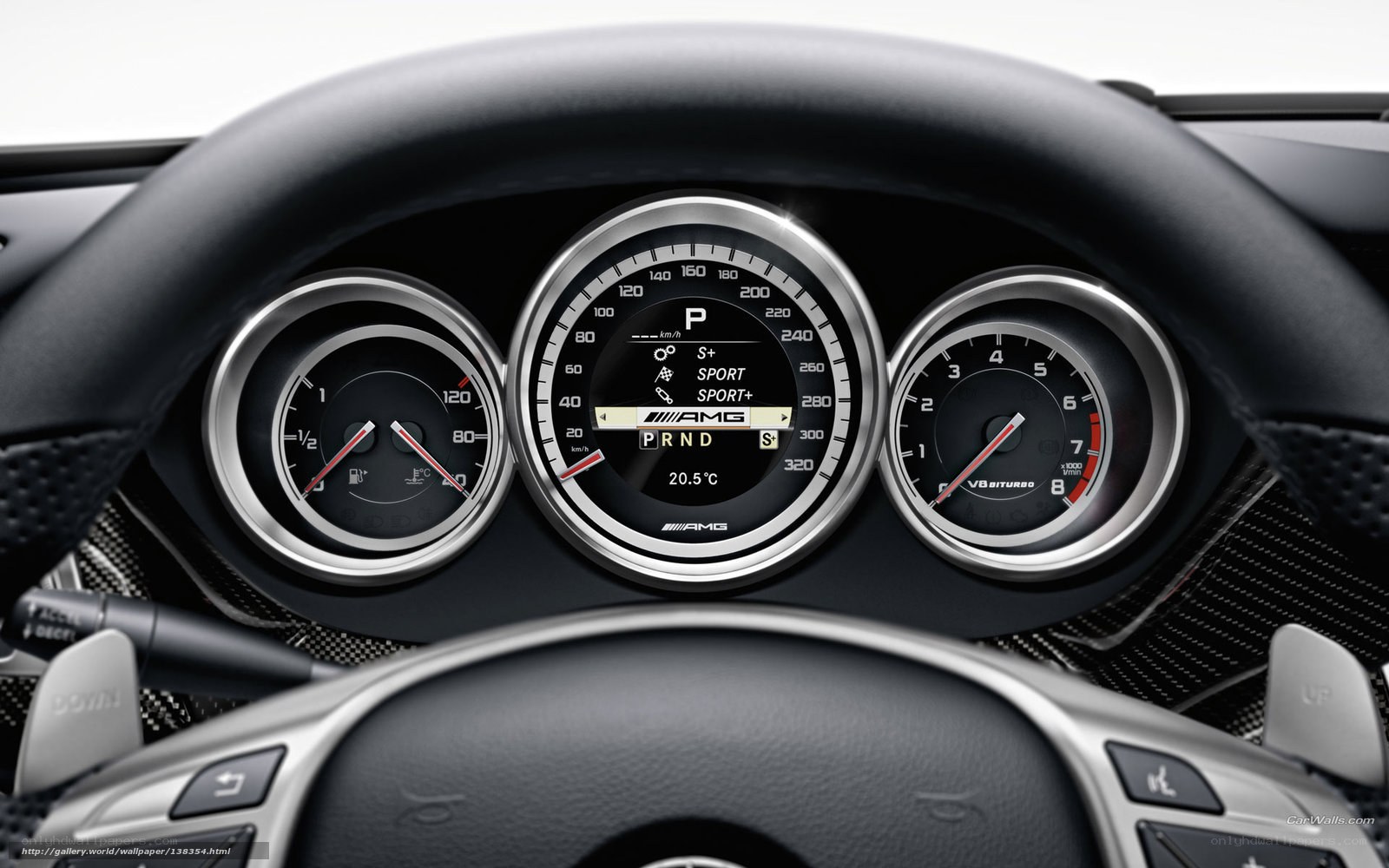 Mercedes-AMG dashboard view