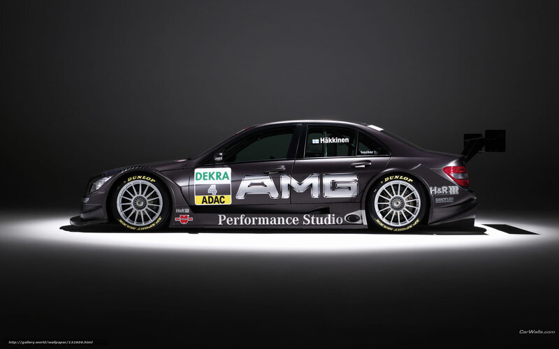 Mercedes-AMG DTM Race Car — Black