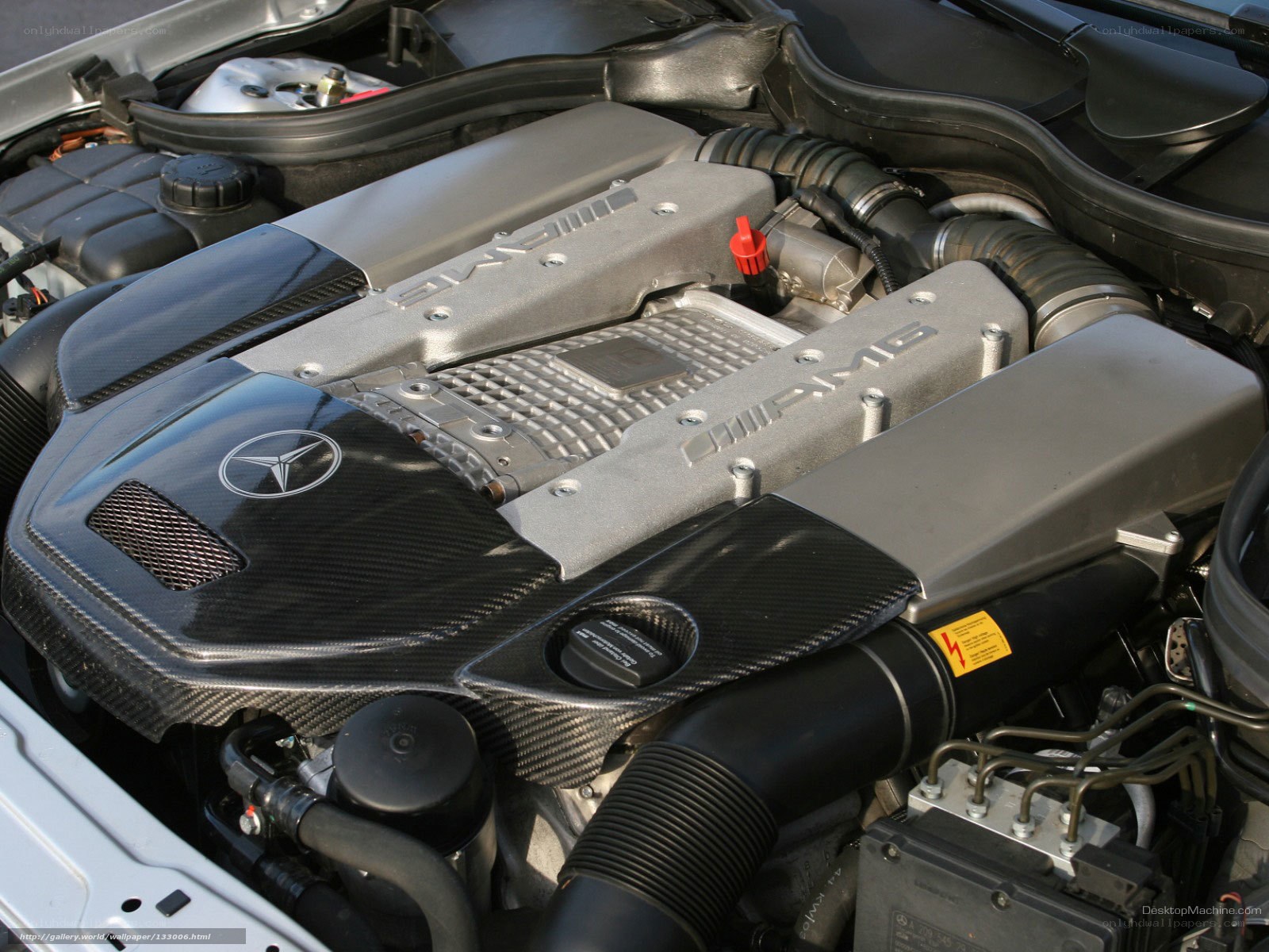 Mercedes-AMG engine bay