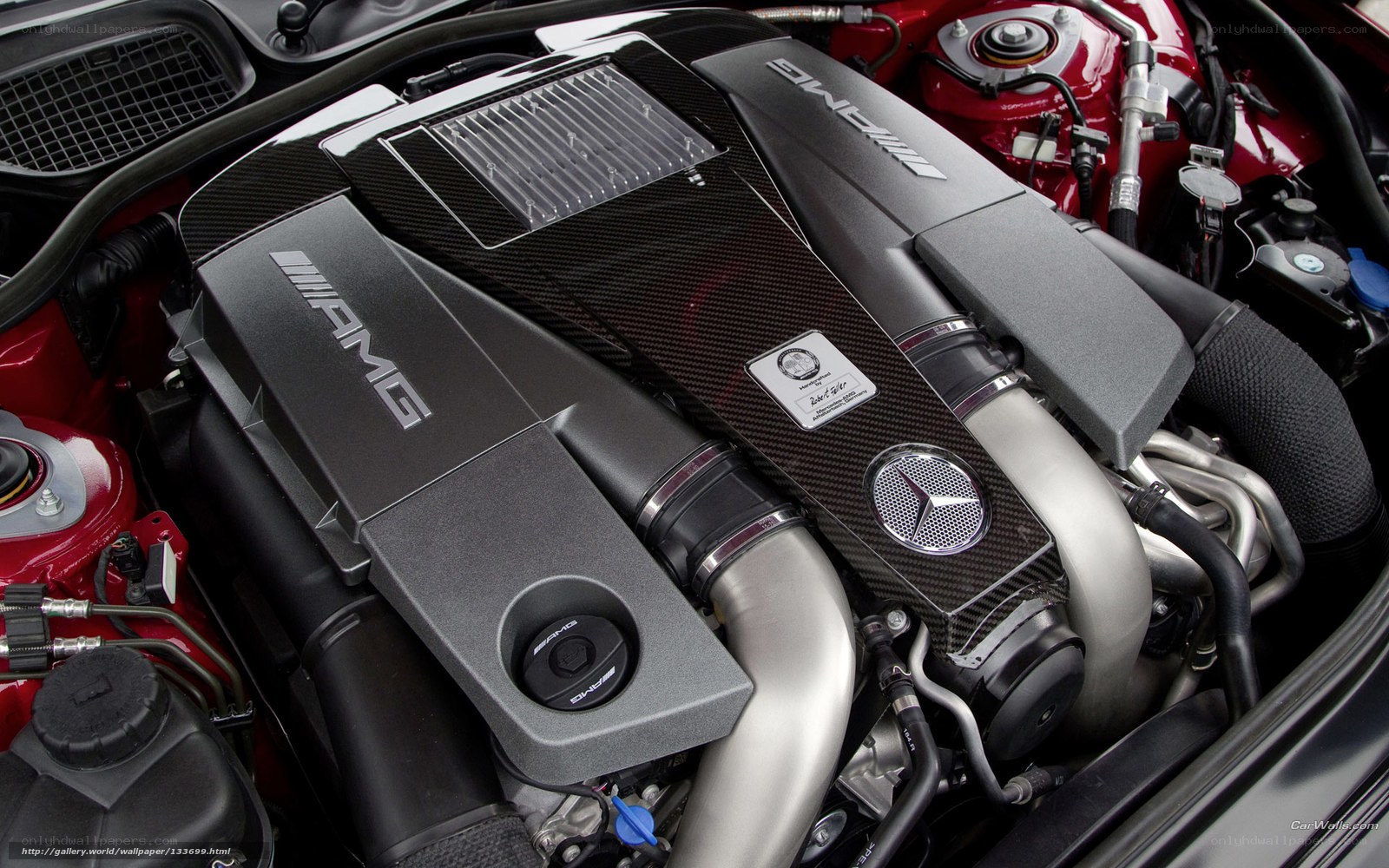 Mercedes-AMG engine bay
