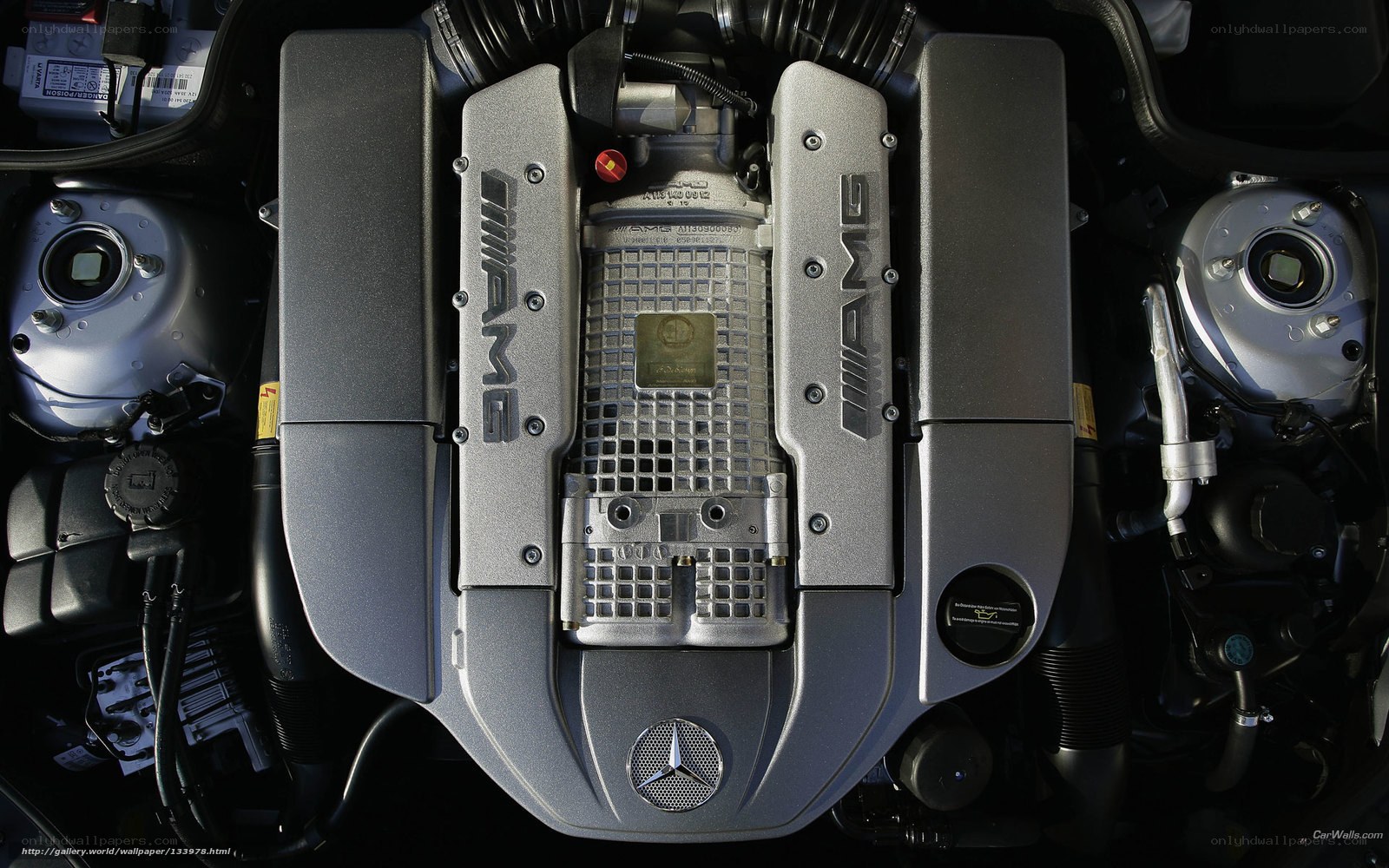 Mercedes-AMG engine bay