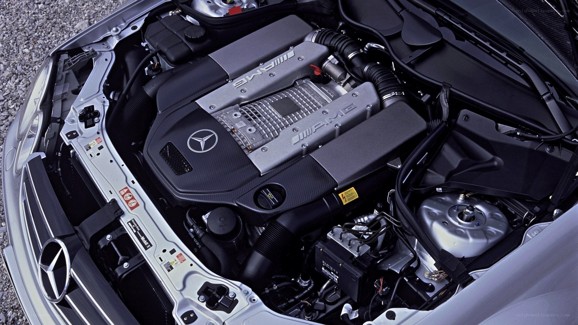 Mercedes-AMG engine bay