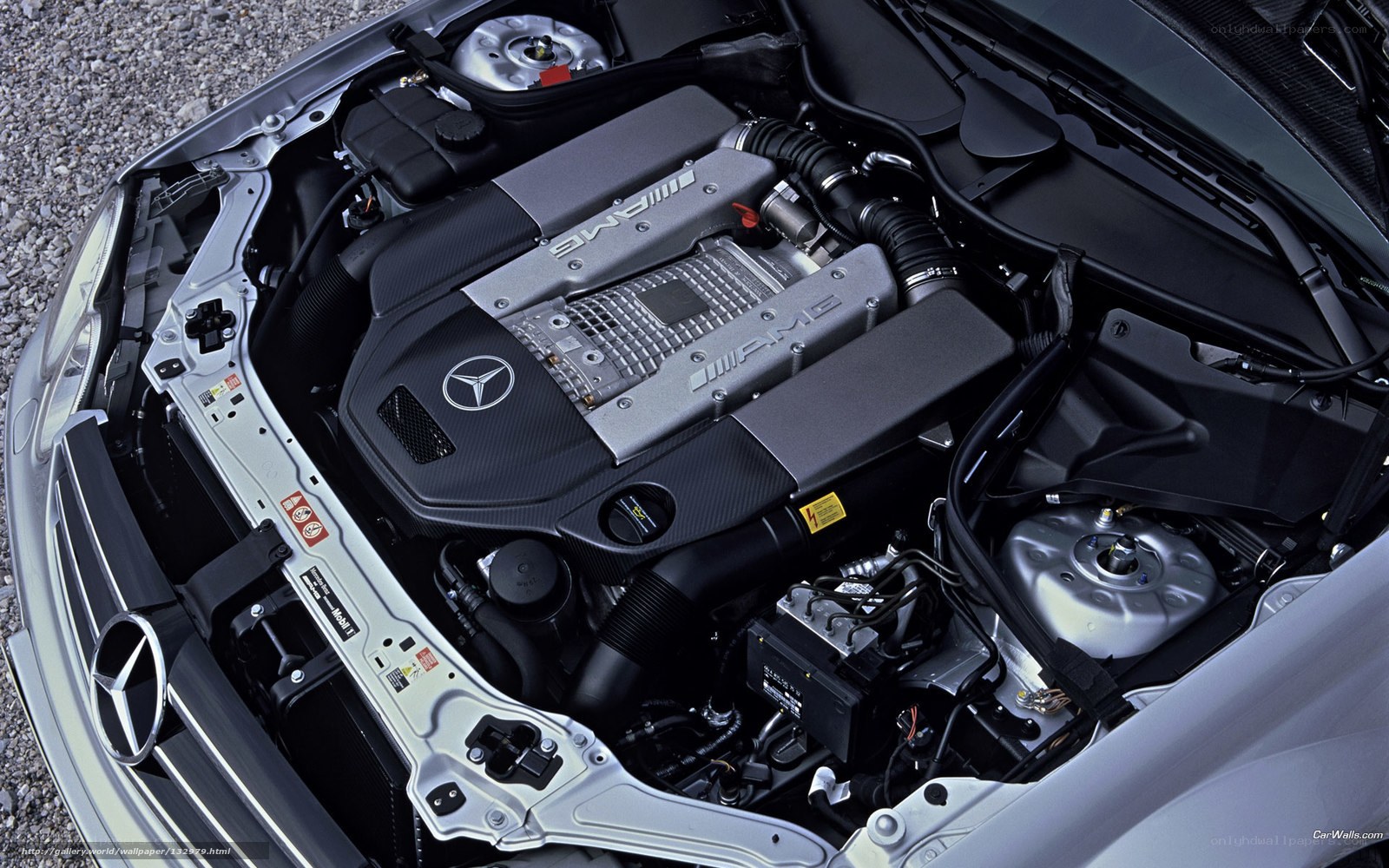 Mercedes-AMG engine bay