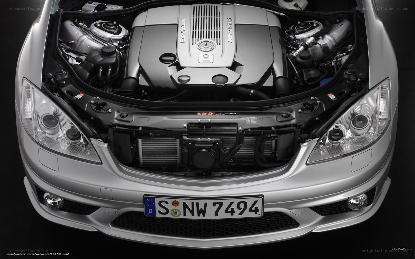 Mercedes-AMG engine view