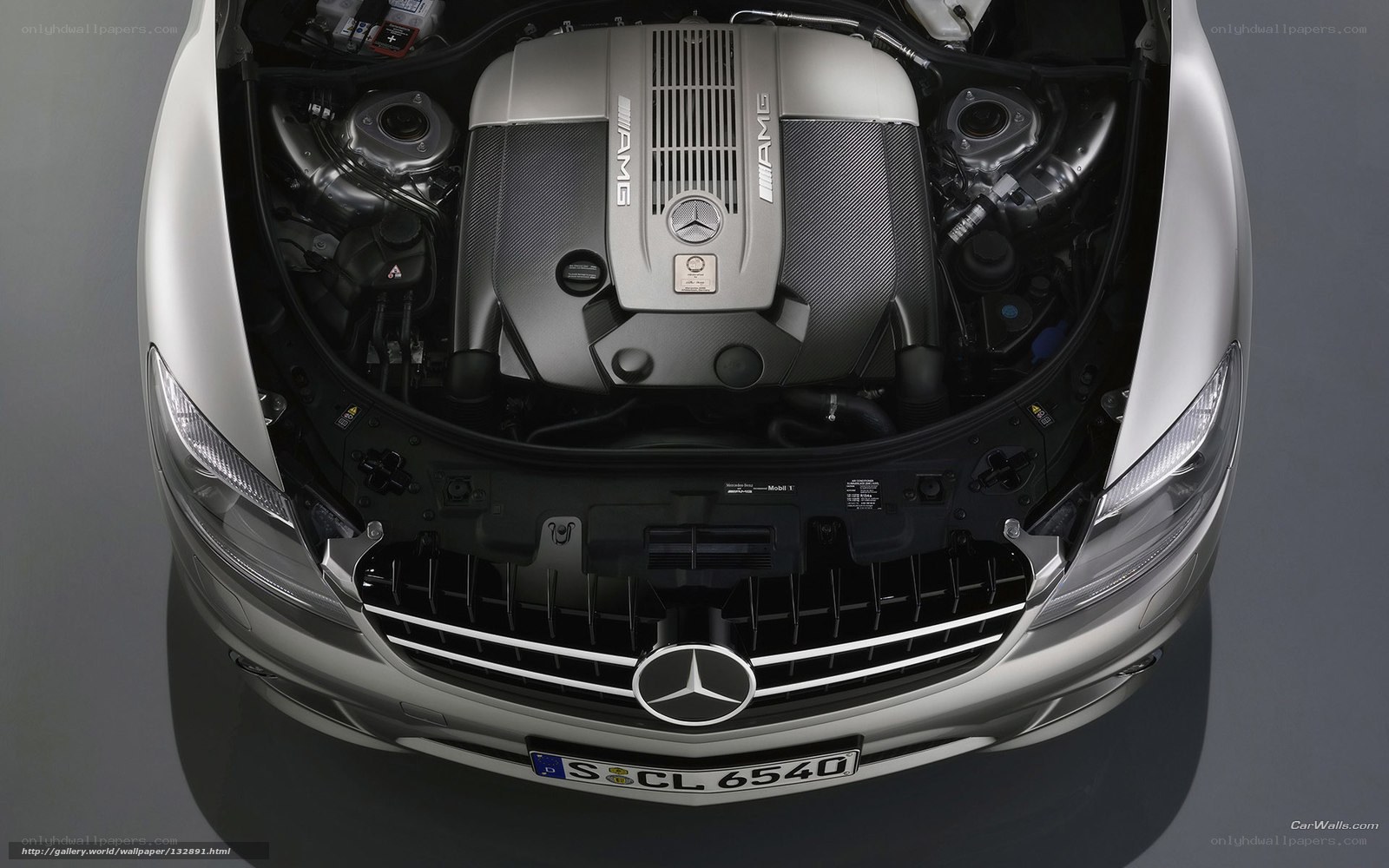 Mercedes-AMG engine view