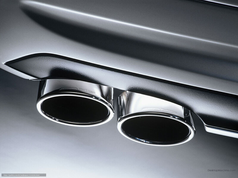 Mercedes-AMG exhaust pipes