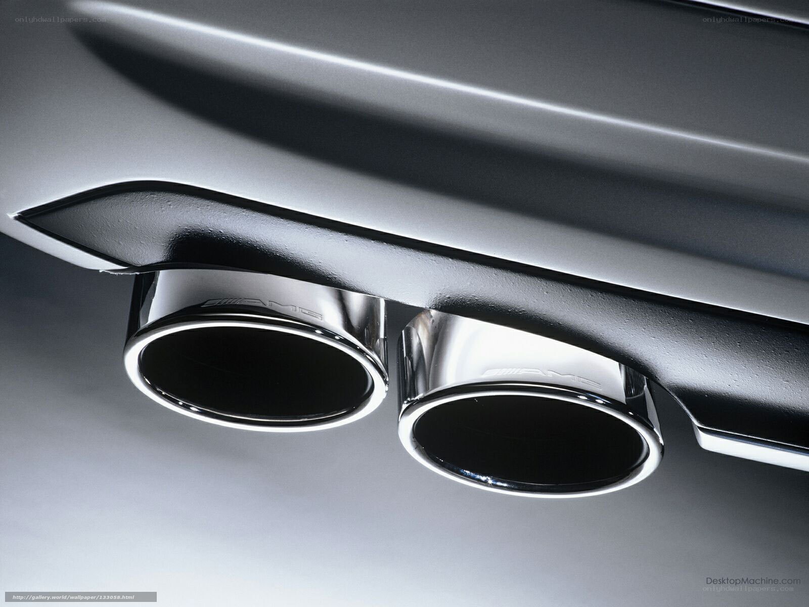 Mercedes-AMG exhaust pipes