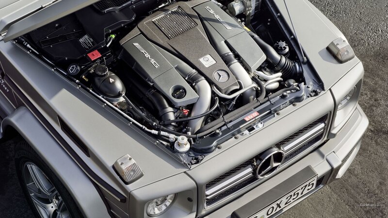 Mercedes-AMG G63 Engine — Silver