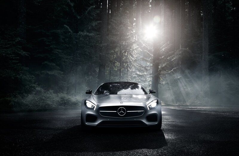 Mercedes-AMG GT in forest