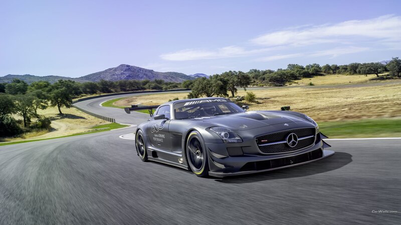 Mercedes-AMG GT3 on a racetrack