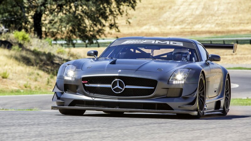 Mercedes-AMG GT3 on a racetrack