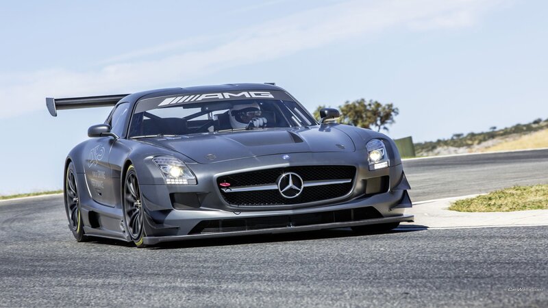 Mercedes-AMG GT3 on a racetrack