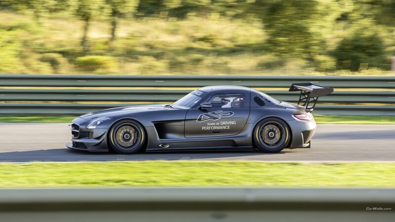 Mercedes-AMG GT3 on a racetrack