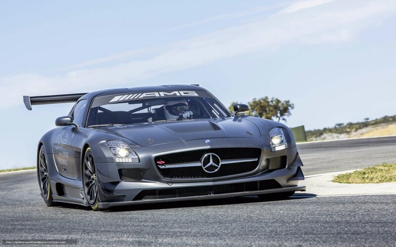 Mercedes-AMG GT3 on a racetrack