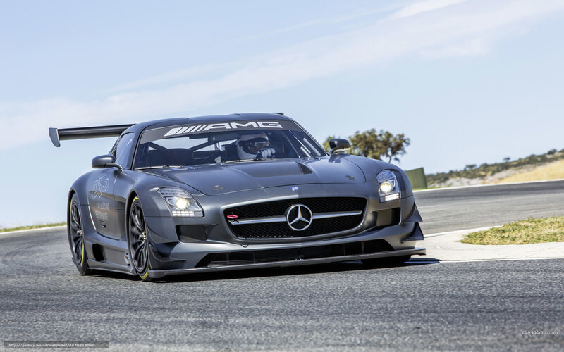 Mercedes-AMG GT3 on track
