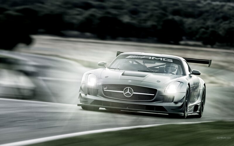 Mercedes-AMG GT3 on track