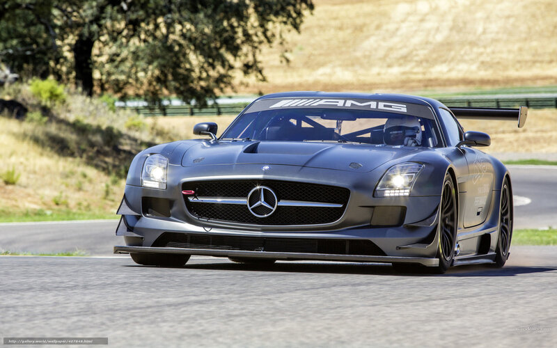 Mercedes-AMG GT3 on track