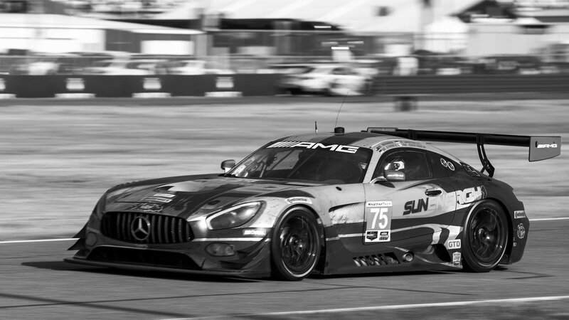 Mercedes-AMG GT3 Race Car — Black