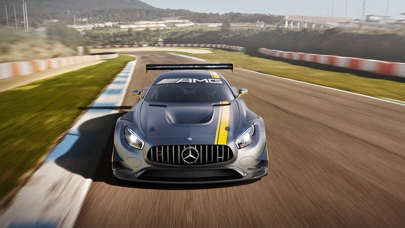 Mercedes-AMG GT3 Race Car — Gray