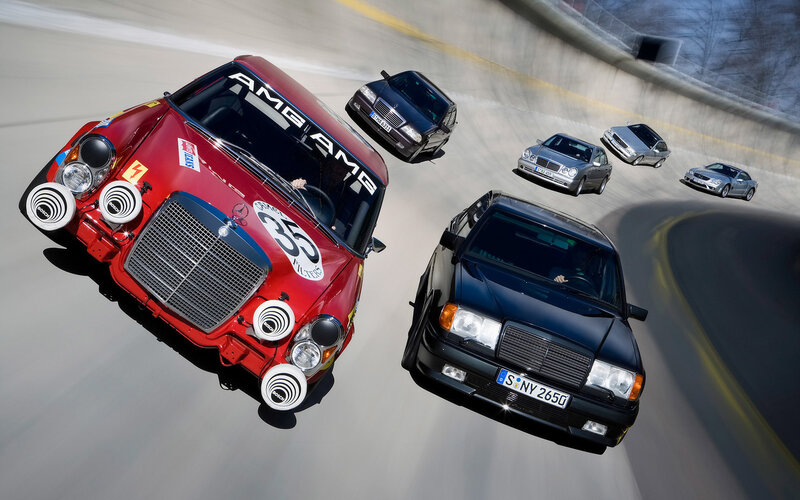 Mercedes-AMG heritage lineup