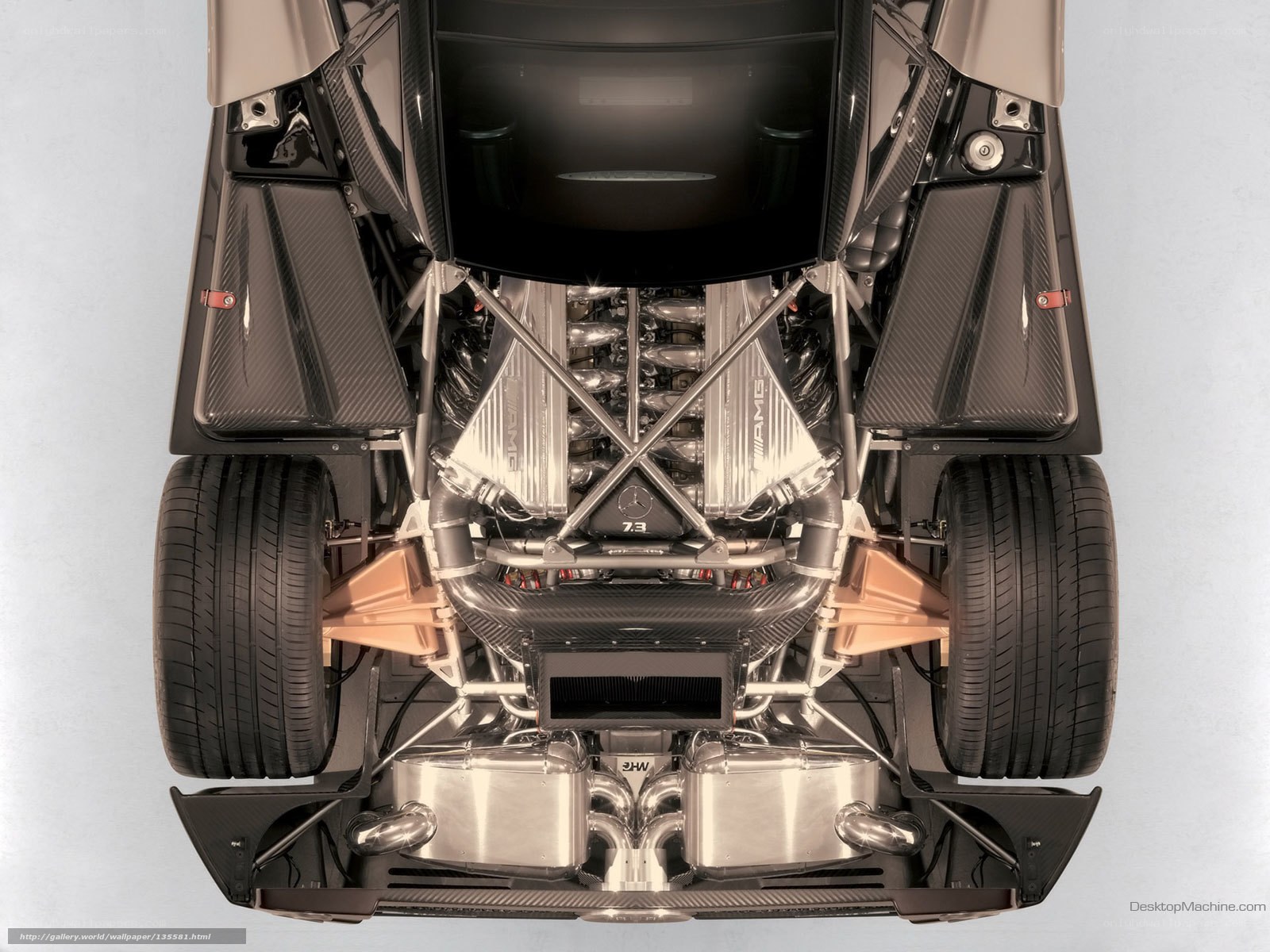 Mercedes-AMG One engine view