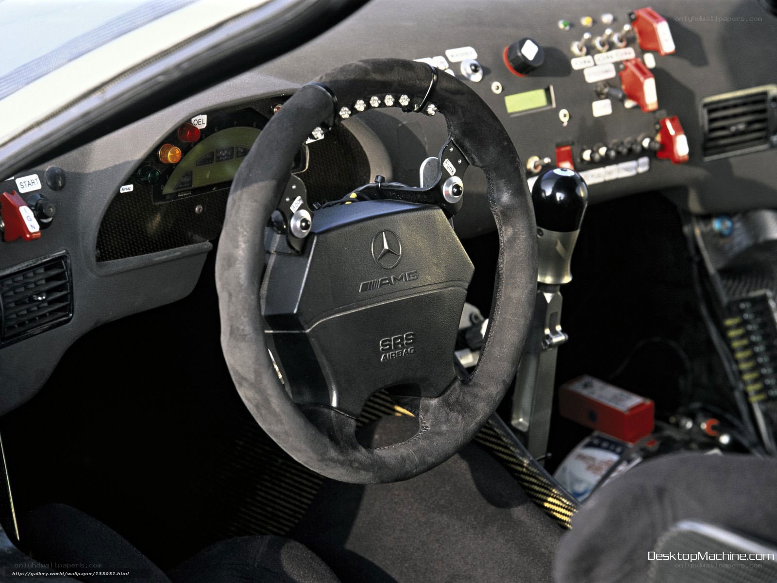 Mercedes-AMG race car interior