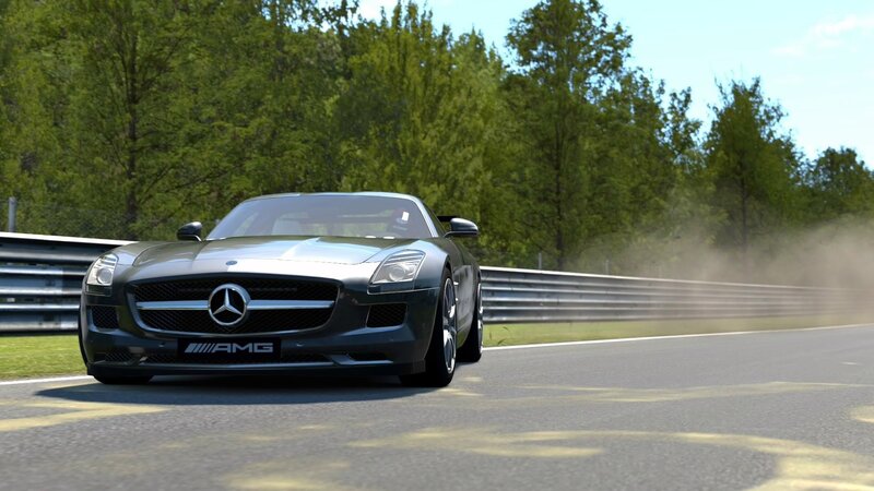 Mercedes-AMG SLS Car — Gray