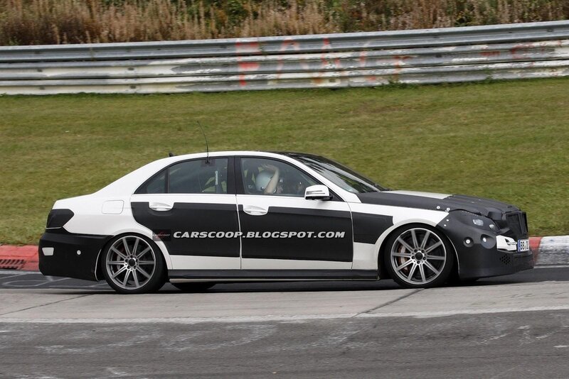 Mercedes-AMG test car on track