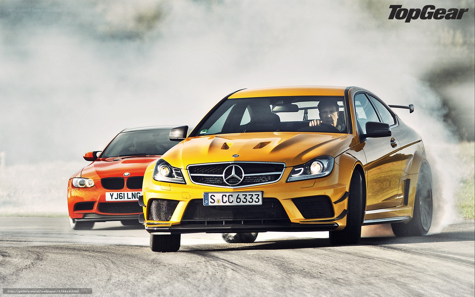 Mercedes and BMW racing