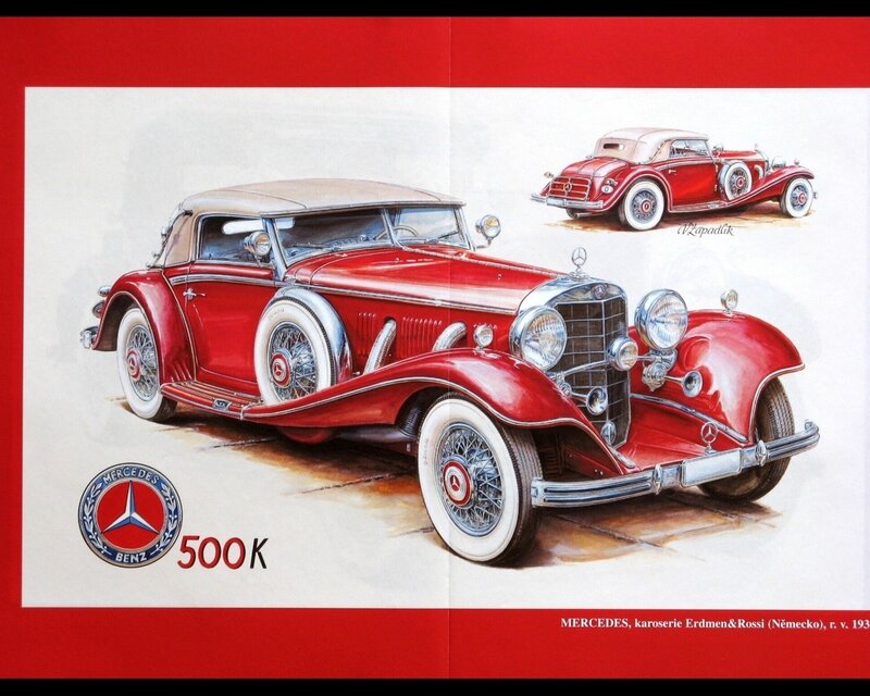 Mercedes-Benz 500K illustration