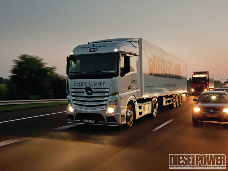 Mercedes-Benz Actros Truck — Silver
