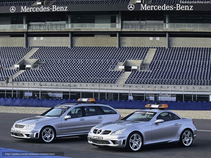Mercedes-Benz AMG cars on track