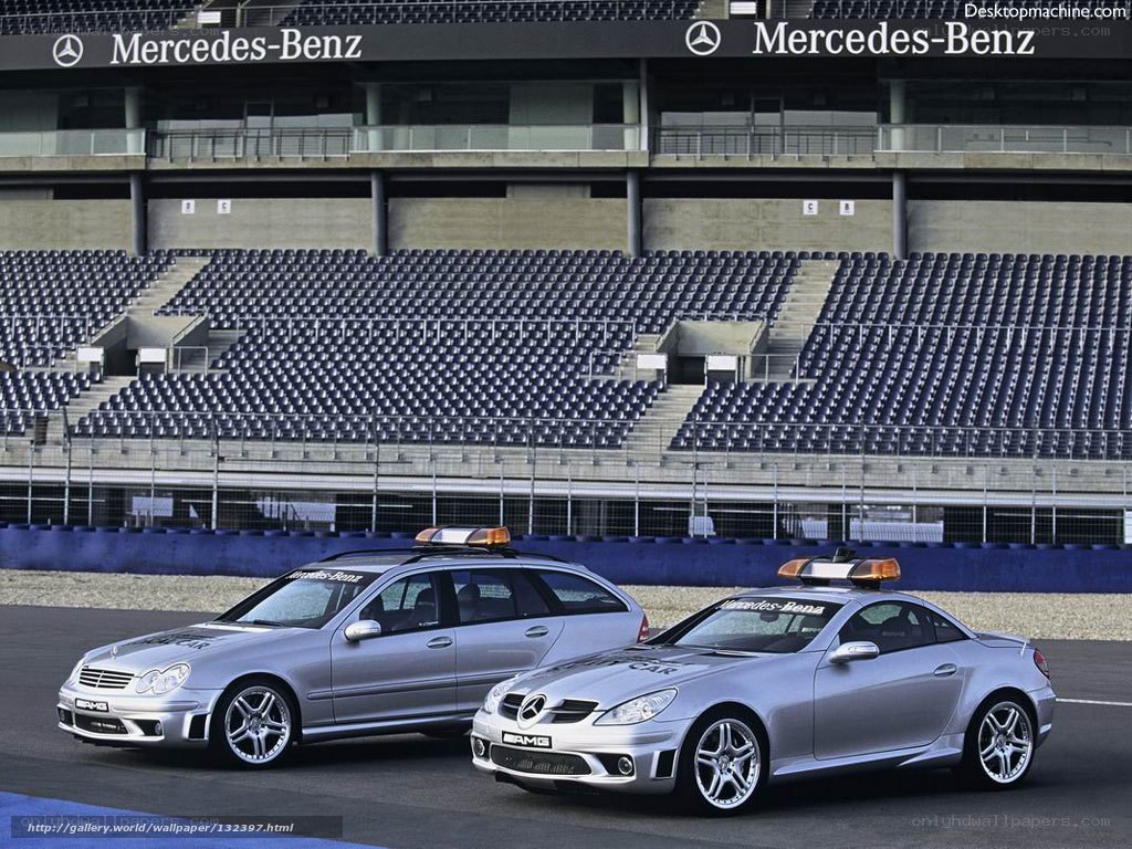 Mercedes-Benz AMG cars on track