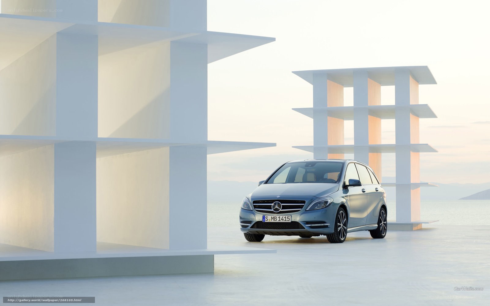 Mercedes-Benz B-Class in modern architecture