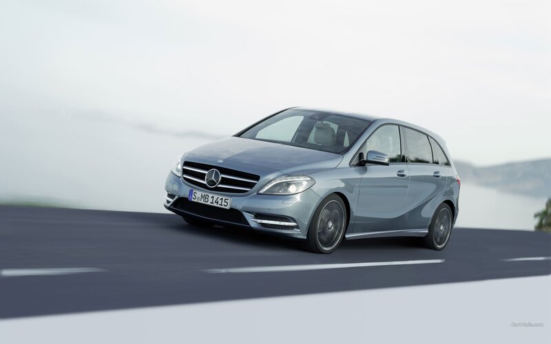 Mercedes-Benz B-Class in motion