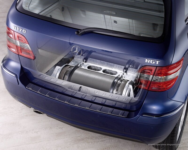 Mercedes-Benz B170 NGT rear view