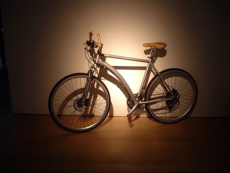 Mercedes-Benz bicycle on display