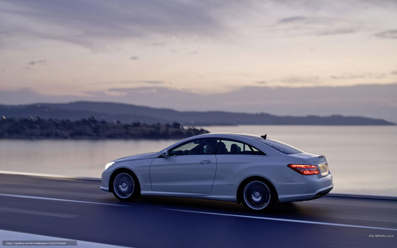 Mercedes-Benz C-Class Coupe on a coastal road