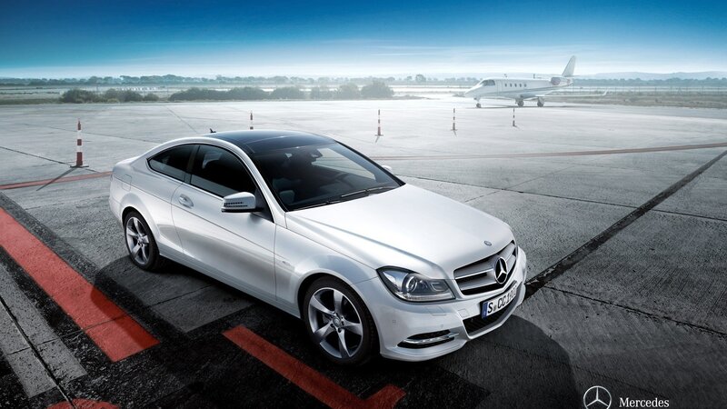 Mercedes-Benz C-Class Coupe on tarmac