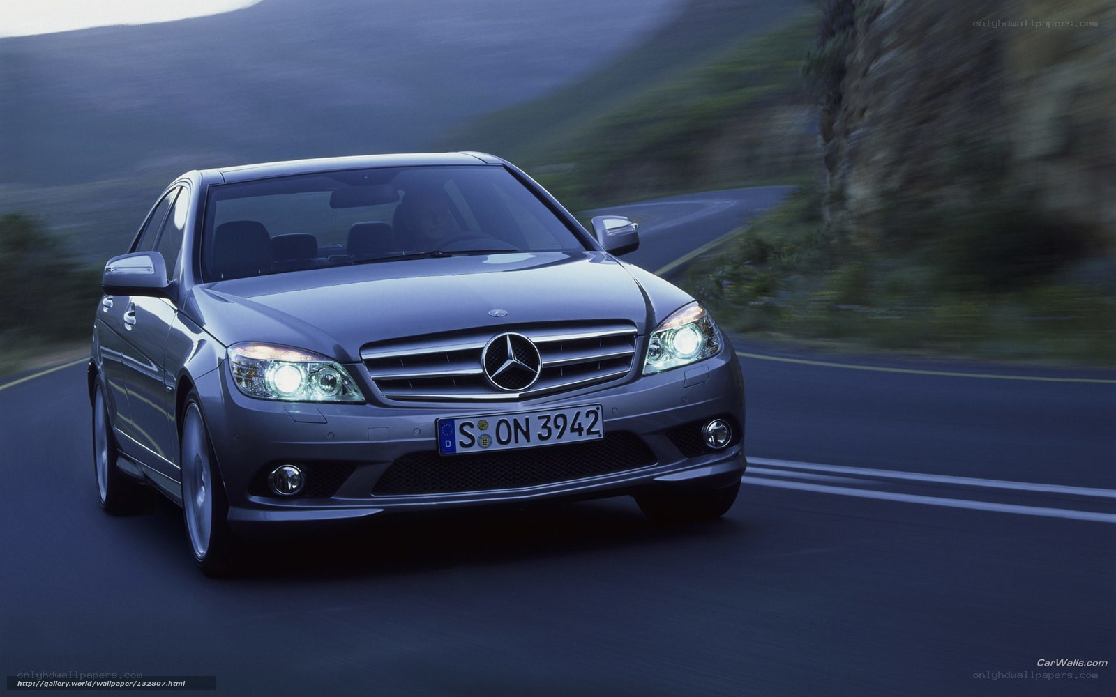 Mercedes-Benz C-Class in motion